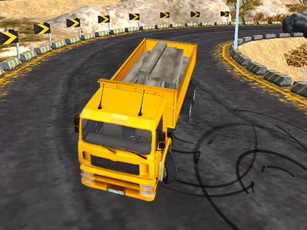 Long Trailer Truck Cargo Truck Simulator Game