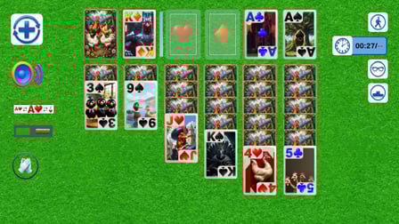 Solitaire "Klondike": Fantasy Bird Cards - Screenshot 2