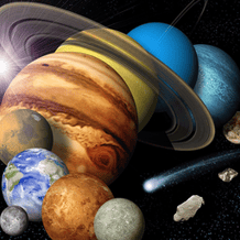 Planetarium merge: Match the planets