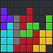 Fill in the line: Falling blocks