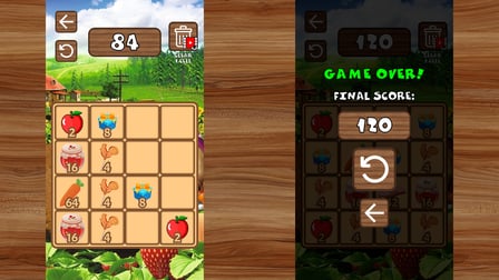 Help Masha harvest the crops: 2048 - Screenshot 2