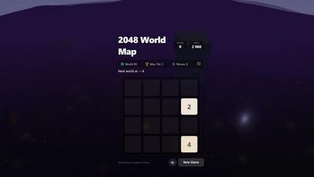 2048 World Map - Screenshot 1