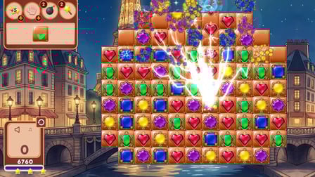 Treasures of Paris: The Secret of Gems - Match 3 - Screenshot 3
