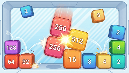 2048 Merge Blocks: Physics