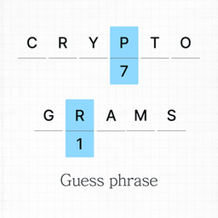 Cryptograms: Guess phrase