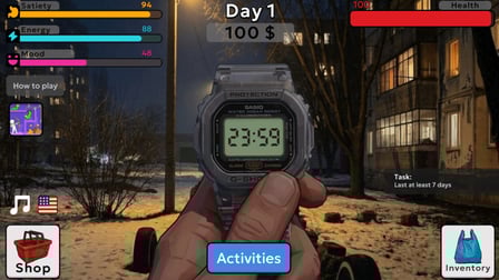 Survival for 100 dollars - Screenshot 1