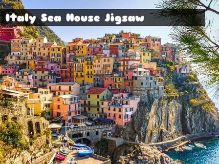 Italy Sea House Jigsaw