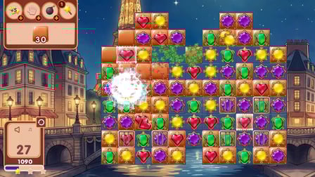 Treasures of Paris: The Secret of Gems - Match 3 - Screenshot 4