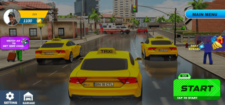 Passenger City Taxi Game - Screenshot 6