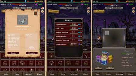 Dust & Blades: Idle RPG - Screenshot 2