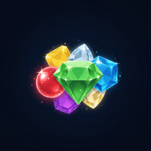 Glow Gem Puzzle: Match three