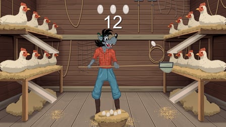 Wolf and Eggs - Screenshot 2