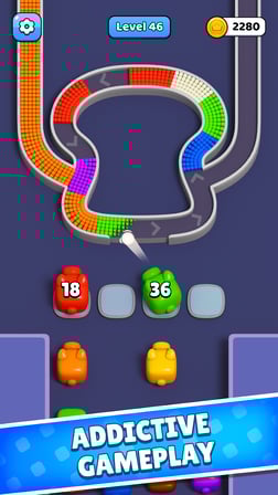 Flow Blast Shooter - Screenshot 1