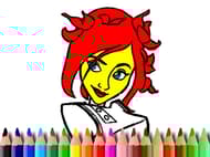 BTS Cute Girl Coloring