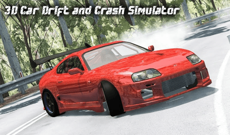 3D Car Drift and Crash Simulator