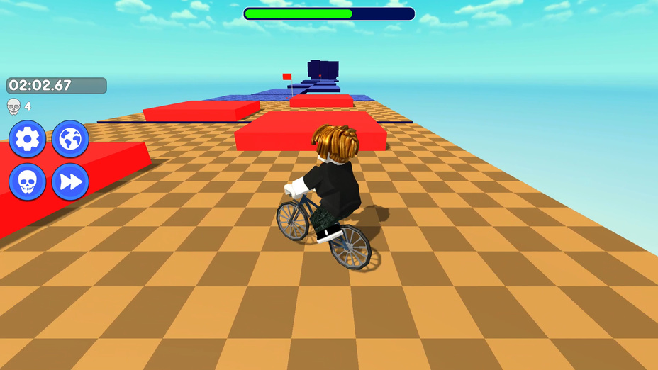 Obby but You're on a Bike cover