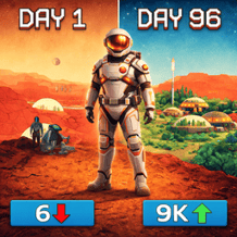 Tycoon Survive on Mars: Build an Empire
