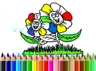 BTS Flowers Coloring
