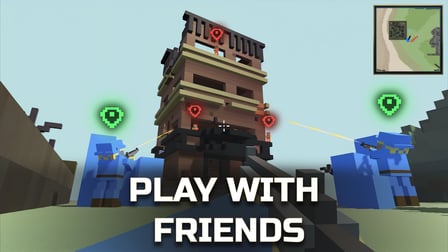Red & Blue: Online. Build! Destroy! Fight! - Screenshot 1