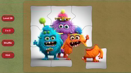 Puzzles with monsters - Screenshot 6