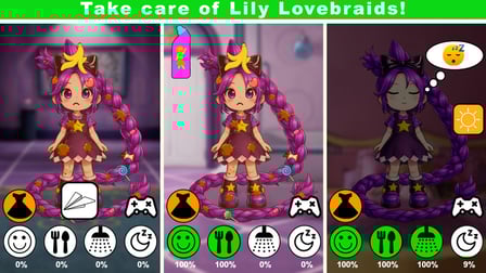 Lily Lovebraids Your Favorite Doll - Screenshot 1