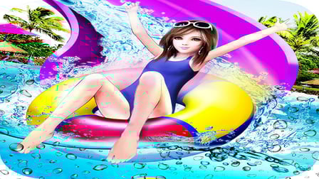 Water Slide Rush Racing Game