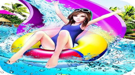 Water Slide Rush Racing Game