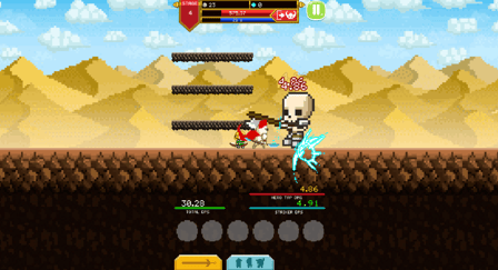 Clicker Knights Vs Dragons - Screenshot 1