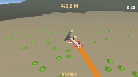 Ragdoll: Crazy Flight! - Screenshot 2