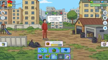 Life Simulator: Road to Riches - Screenshot 1