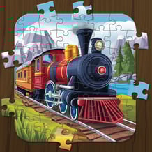 Jigsaw puzzles for kids: trains