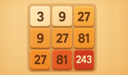2048 Tiles: Now with Threes!