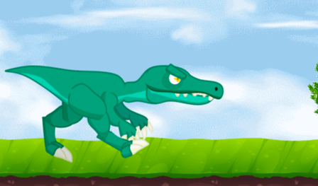 Run dinosaur, run!