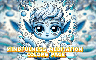 Mindfulness Meditation Colors Page