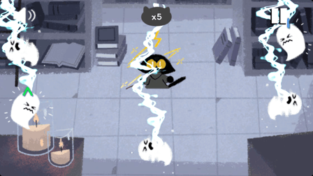 Doodle Halloween Momo Cat : Academy - Screenshot 5