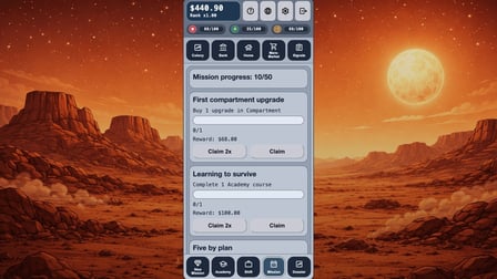 Tycoon Survive on Mars: Build an Empire - Screenshot 2