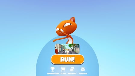 The running cat - Screenshot 1