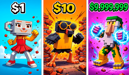 Brainrots destroying walls