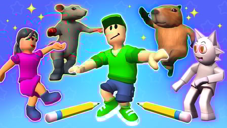 Obby online with friends: Draw and Jump! - Screenshot 3