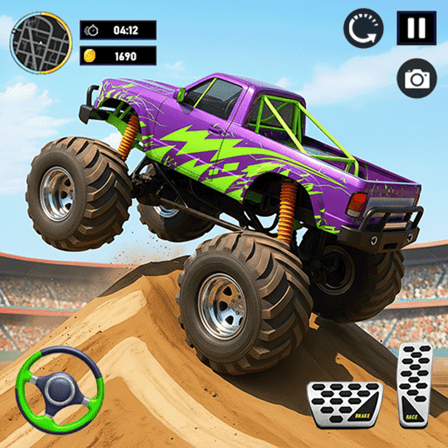 Monster Truck Stunt Game Racing Games screenshot 2