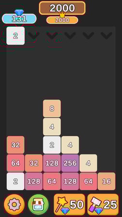 Merge blocks: 2048 Infinite - Screenshot 4
