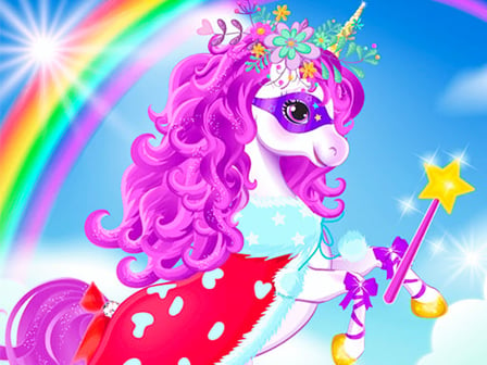 Baby unicorn dress up