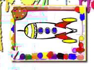 Rockets Coloring Book