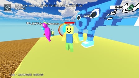 Noob: Floor Is Lava Get to Brainrot - Screenshot 1