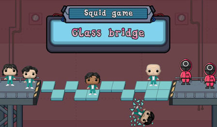 Squid game - glass bridge