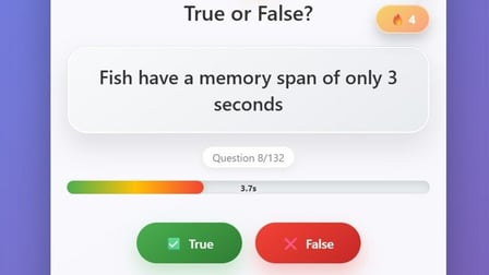 True or False: Facts - Screenshot 2
