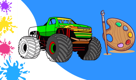 Colouring Book Monster Truck