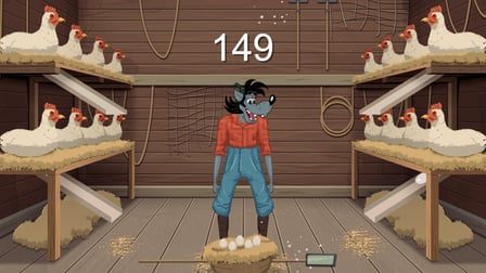 Wolf and Eggs - Screenshot 3