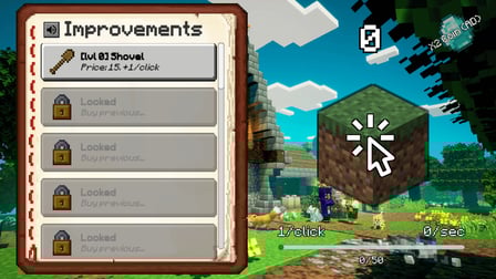 Craft Clicker: Resource Mining - Screenshot 1