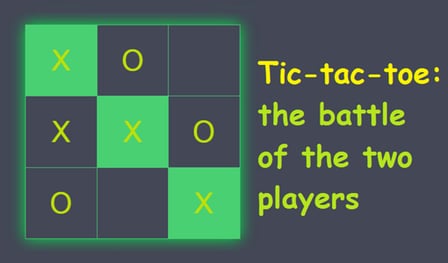 Tic-tac-toe: the battle of the two players